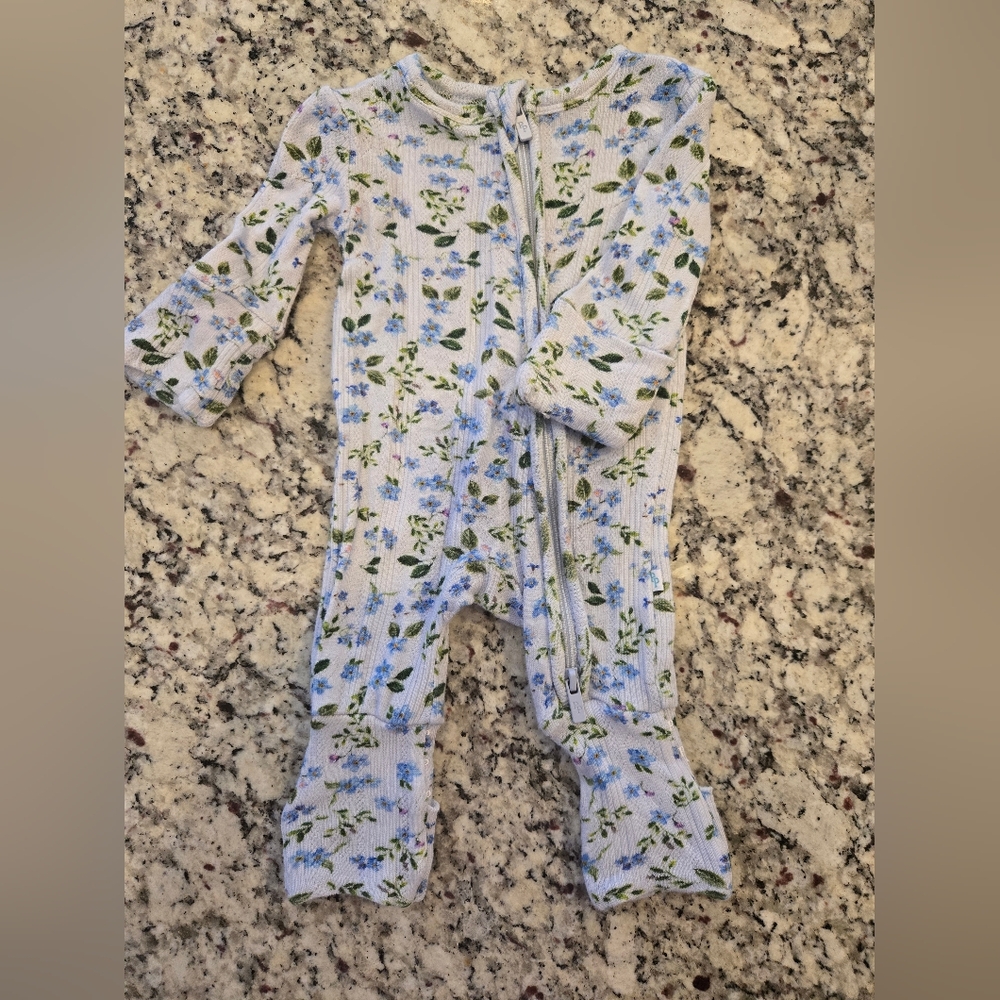 Posh Peanut Leafy Baby Onesie